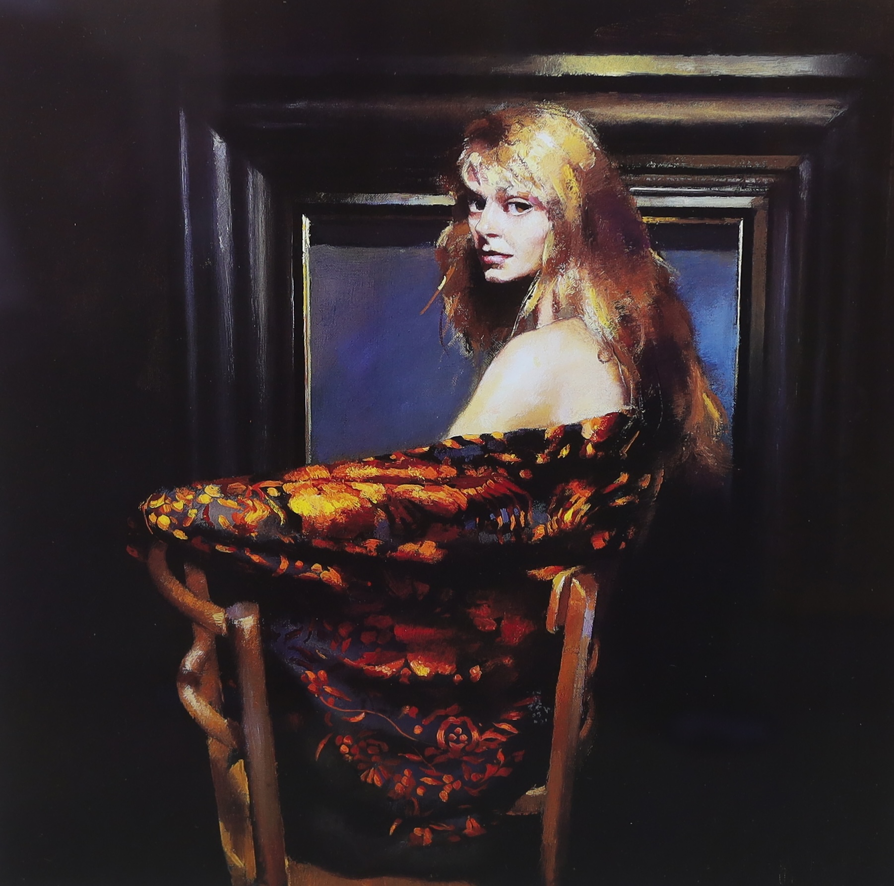 Robert Lenkiewicz (1941-2002), offset lithograph, 'Fiorella', signed in pencil and titled, 28/450, 34 x 34cm. Condition - good
